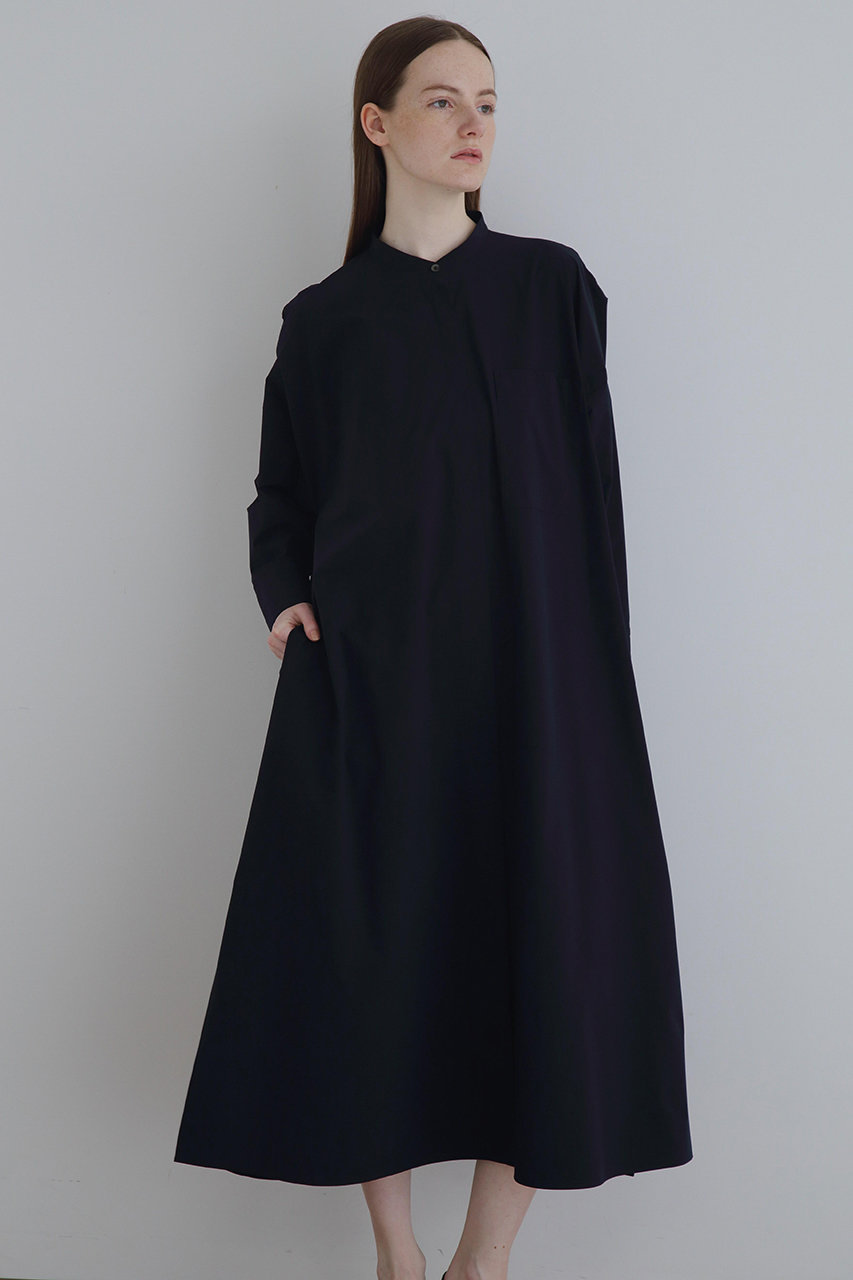 LE PHIL 《LE PHIL》SOLOTEX バックプリーツワンピース (ネイビー, 1) ル フィル ELLE SHOP LE PHIL 《LE PHIL》SOLOTEX バックプリーツワンピース (ネイビー, 1) ル フィル ELLE SHOP