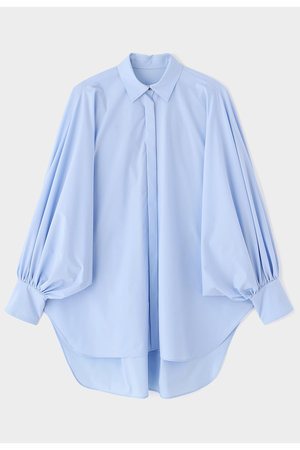 ル フィル/LE PHILのSOLOTEXブロードバックギャザーブラウス(110400/110403)