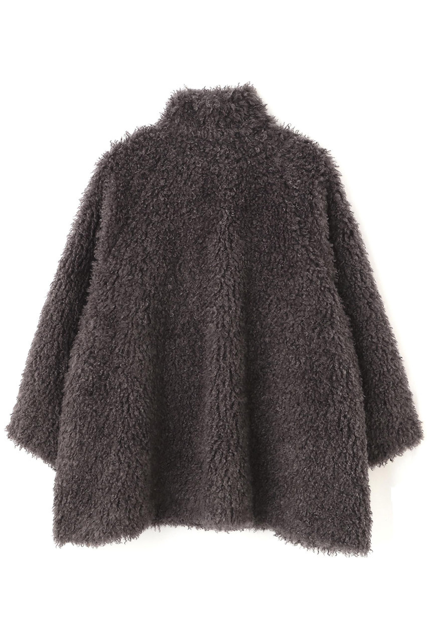 LE PHIL(ル フィル)｜ダブルニードルファーコート/グレー の通販