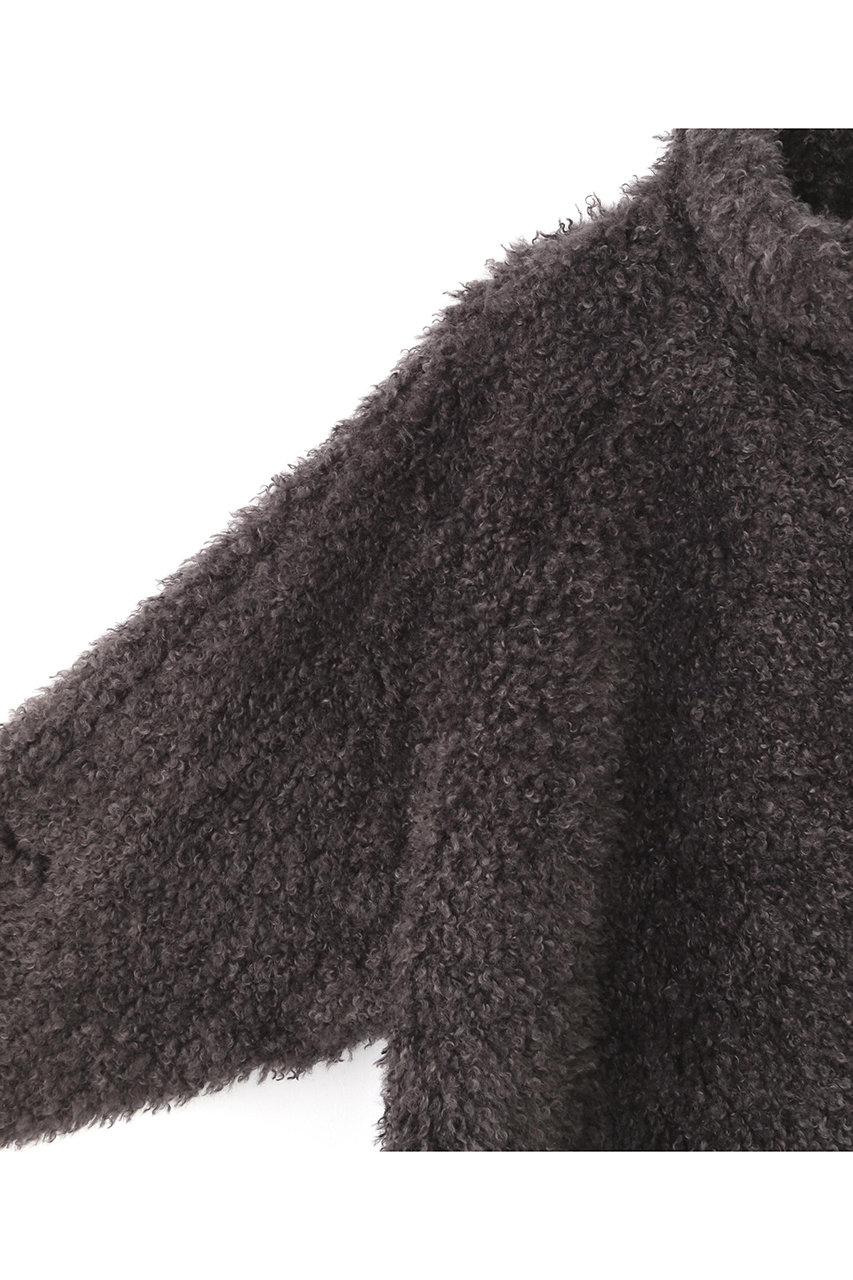 LE PHIL(ル フィル)｜ダブルニードルファーコート/グレー の通販