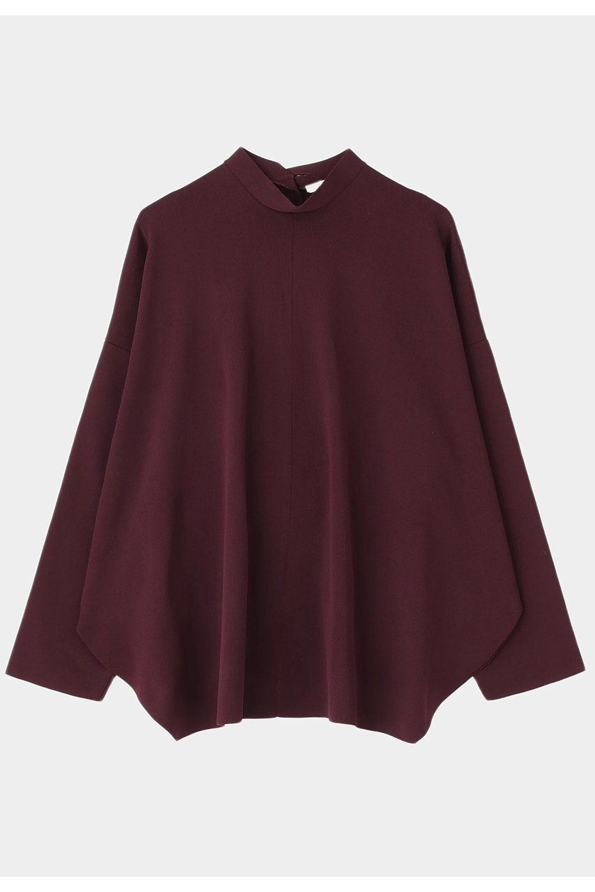 LE PHIL ダブルジャガードニット (ワイン, F) ル フィル ELLE SHOP LE PHIL ダブルジャガードニット (ワイン, F) ル フィル ELLE SHOP