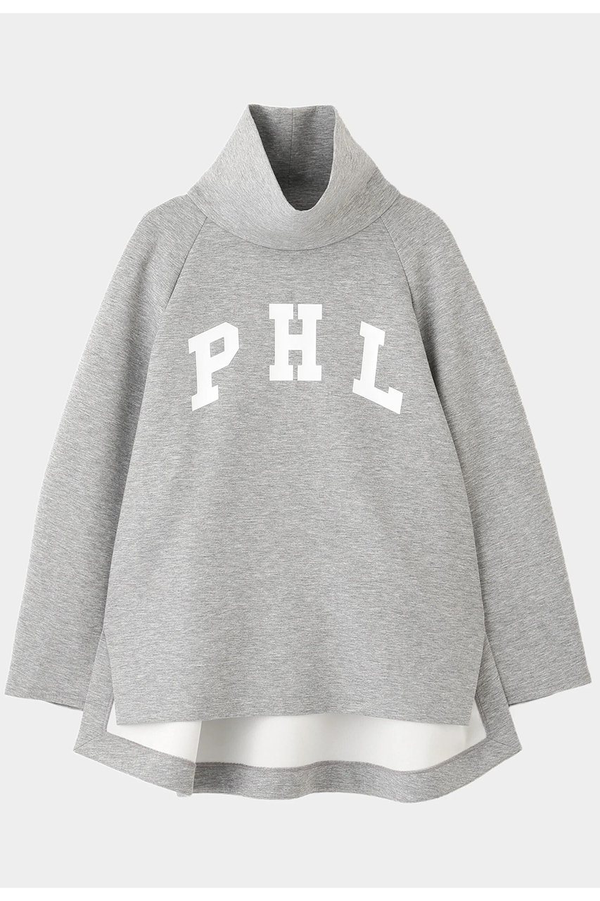 LE PHIL 《LE PHIL SPORTS》ライトダンボールレタードプルオーバー (グレー, F) ル フィル ELLE SHOP LE PHIL 《LE PHIL SPORTS》ライトダンボールレタードプルオーバー (グレー, F) ル フィル ELLE SHOP
