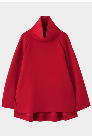 美品▲LE PHILルフィル//半袖ブラウス▲赤 レッドプルオーバー　ゆったり 美品△LE PHILルフィル//半袖ブラウス△赤 レッドプルオーバー
