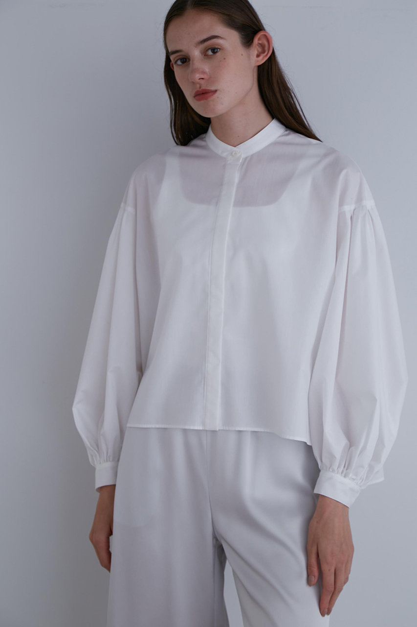 LE PHIL(ル フィル)｜ショートタイプライターギャザーブラウス