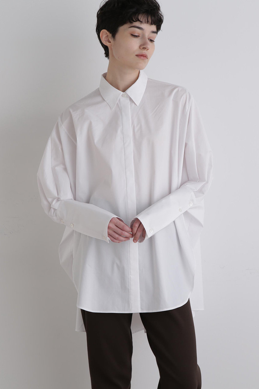 ルフィル　ロングブラウス　白　新品！ LE PHIL(ル フィル)｜【予約販売】オーバーサイズロングカフス