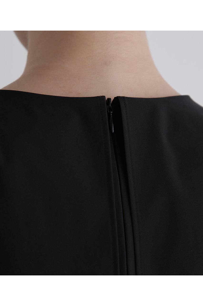 LE PHIL(ル フィル)｜SOLOTEXブロードケープワンピース/ブラック の