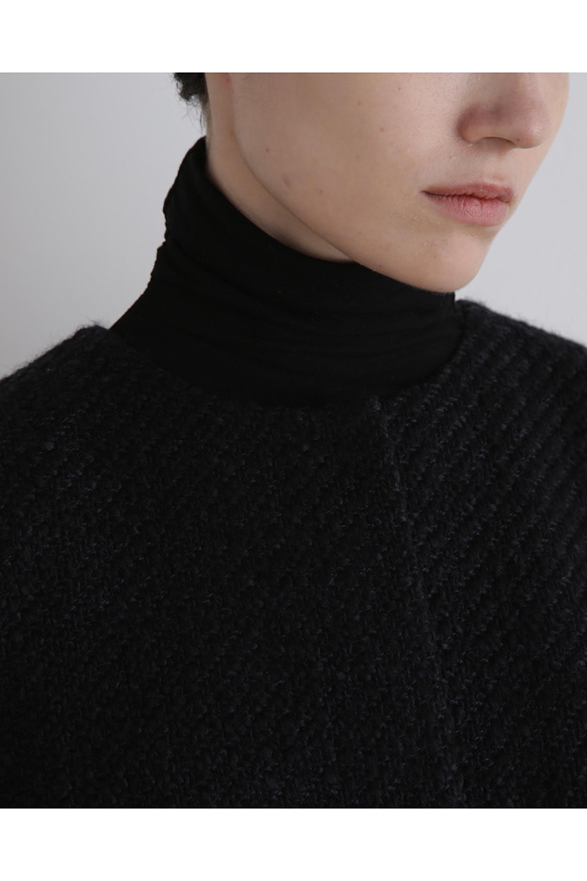 美品 Le PHILルフィル　ミラノリブジレ　黒 極美品】LE PHIL（ルフィル）ミラノリブジレ ブラック - メルカリ