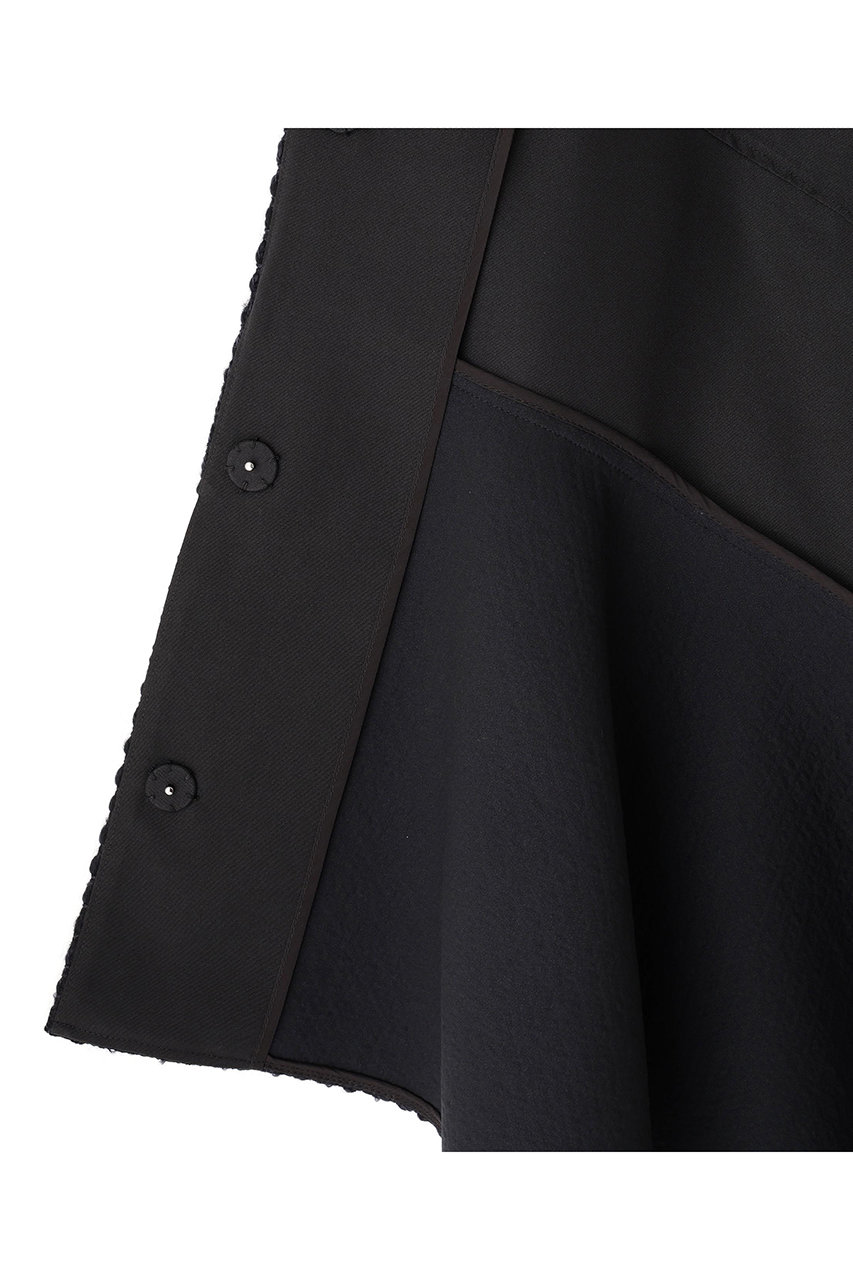 LE PHIL(ル フィル)｜ロービングツィードティアードジレ/ブラック の