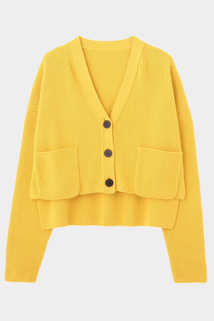 ウールコンパクトカーディガン