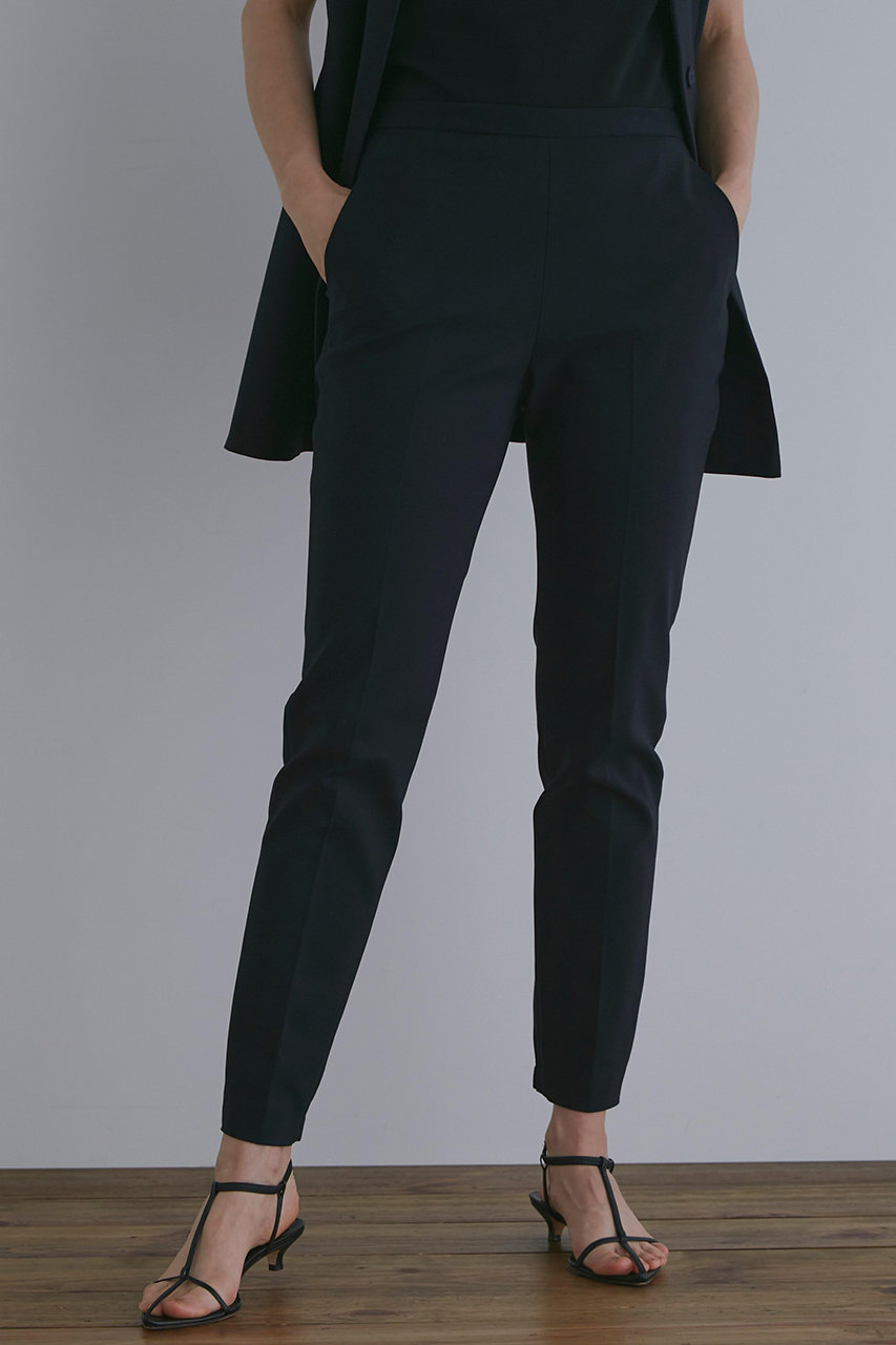 LE PHIL 《LE PHIL》ダブルクロスストレッチテーパードパンツ (ネイビー, 2) ル フィル ELLE SHOP LE PHIL 《LE PHIL》ダブルクロスストレッチテーパードパンツ (ネイビー, 2) ル フィル ELLE SHOP
