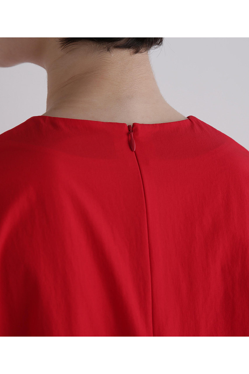 美品▲LE PHILルフィル//半袖ブラウス▲赤 レッドプルオーバー　ゆったり LE PHIL(ル フィル)｜タイプライターバイオブラウス/グレー の