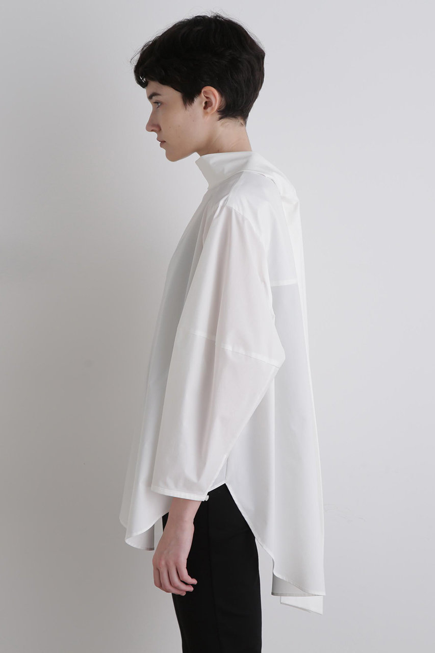 LE PHIL(ル フィル)｜SOLOTEXブロードボウタイブラウス/ホワイト の