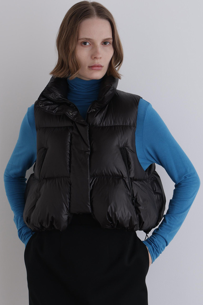 LE PHIL(ル フィル)｜リバーシブルボリュームダウンベスト/ブラック の