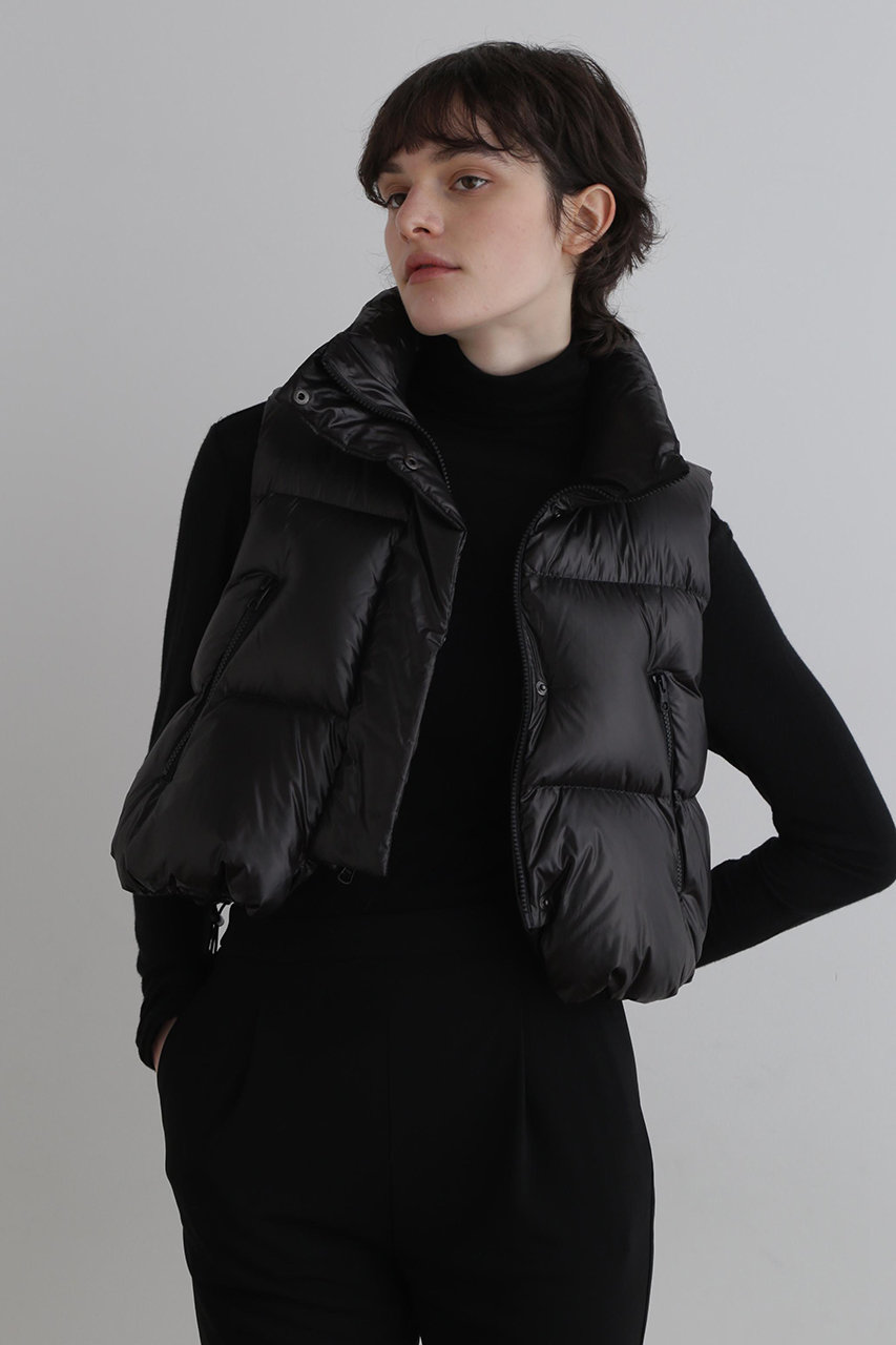 LE PHIL(ル フィル)｜リバーシブルボリュームダウンベスト/ブラック の