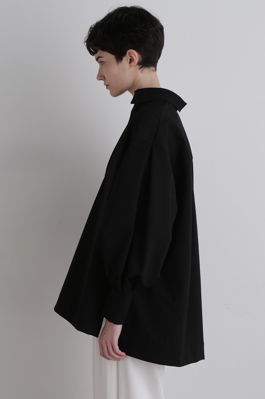 ぶるっちょページ LE PHIL(ル フィル)｜ベビーポンチ袖タックカットソー/ブラック の通販