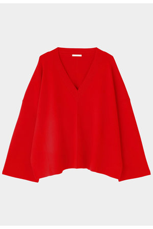 ル フィル/LE PHILのオーバーサイズニットケーププルオーバー(110300/110301)