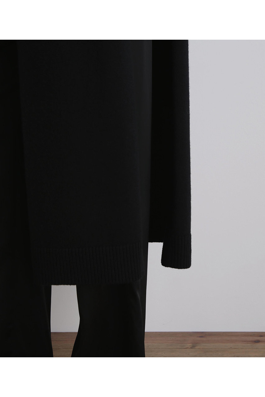 LE PHIL(ル フィル)｜ウールミドルゲージロングジレ/ブラック の通販