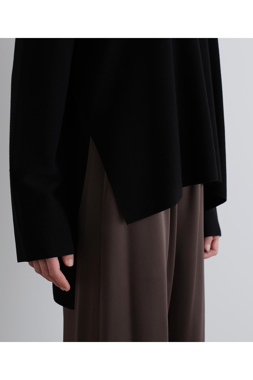 新品　LE PHIL ブラックボーダードライタッチオーバーサイズプルオーバー LE PHIL(ル フィル)｜【予約販売】オーバーサイズプルオーバーニット