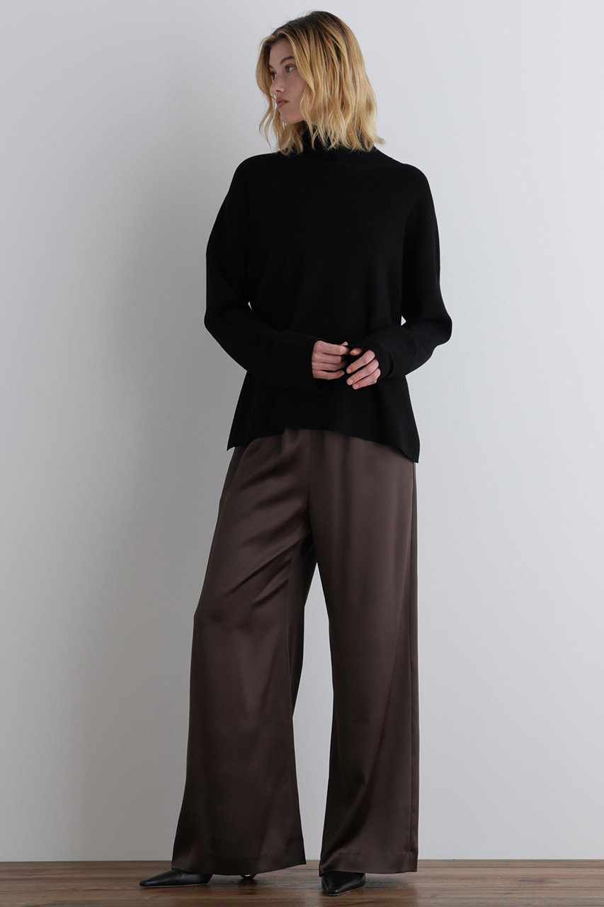 LE PHIL(ル フィル)｜オーバーサイズプルオーバーニット/ブラック の