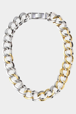 ル フィル/LE PHILのダブルチェーンネックレス(150200/150201)