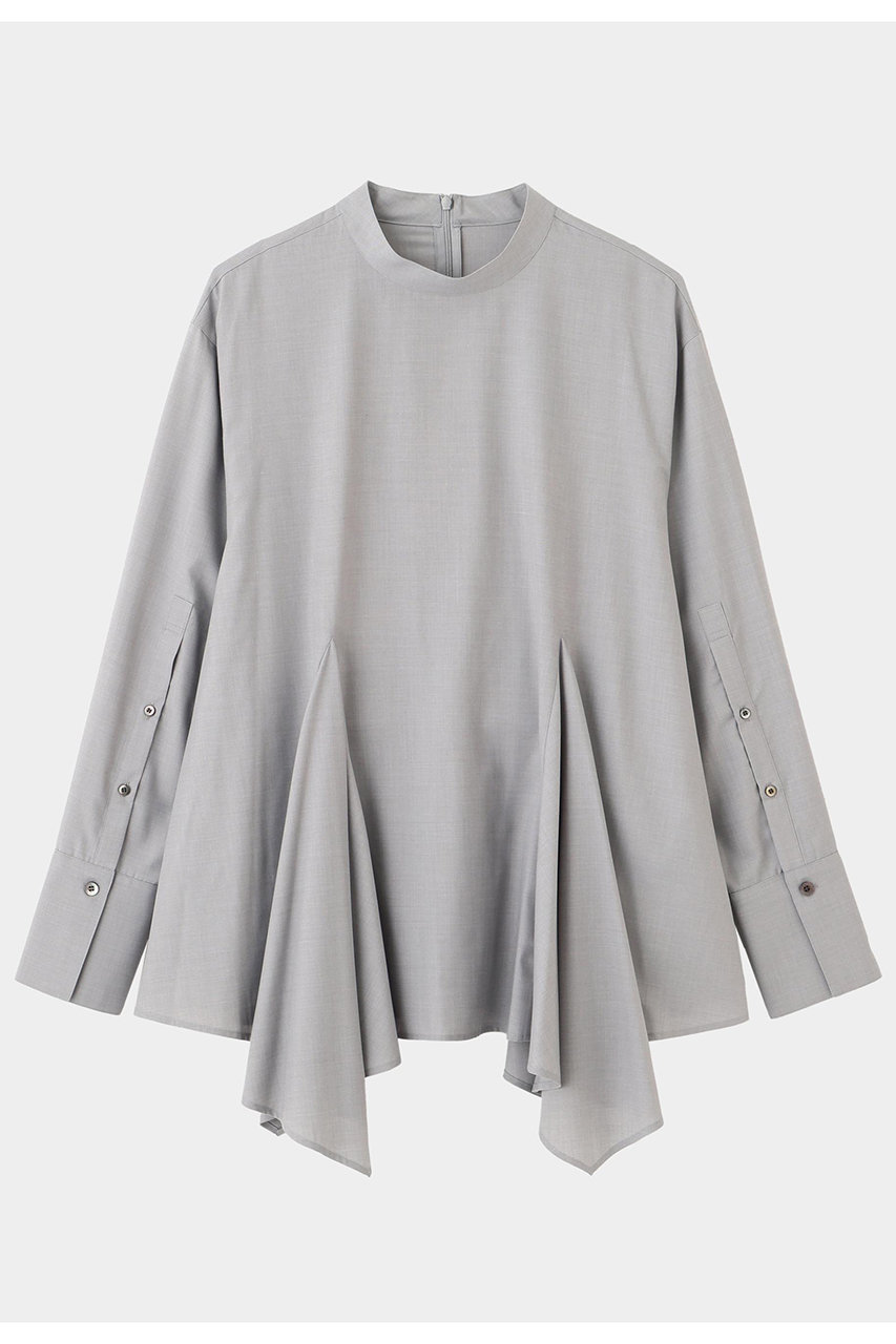 LE PHIL(ル フィル)｜スクエアヘムブラウス/グレー の通販｜ELLESHOP