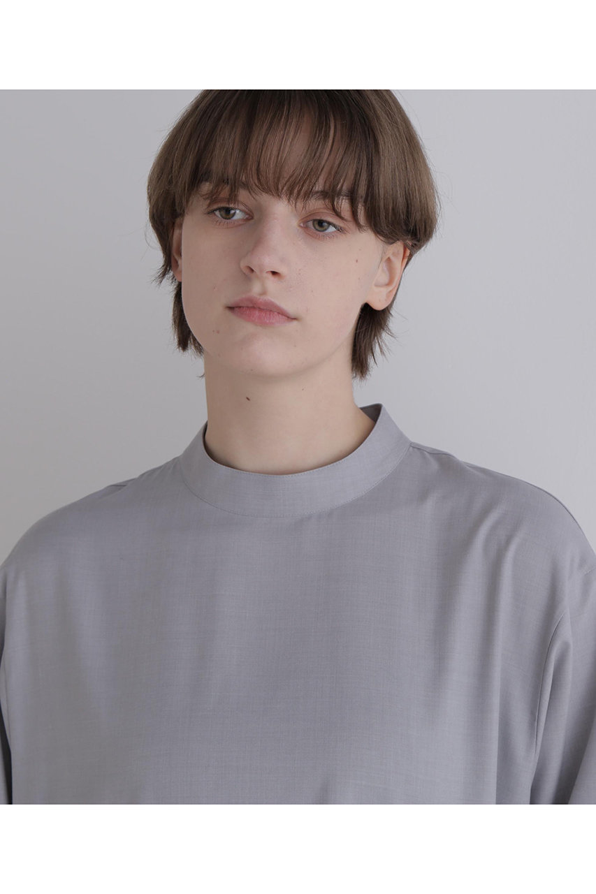 LE PHIL(ル フィル)｜スクエアヘムブラウス/グレー の通販｜ELLESHOP