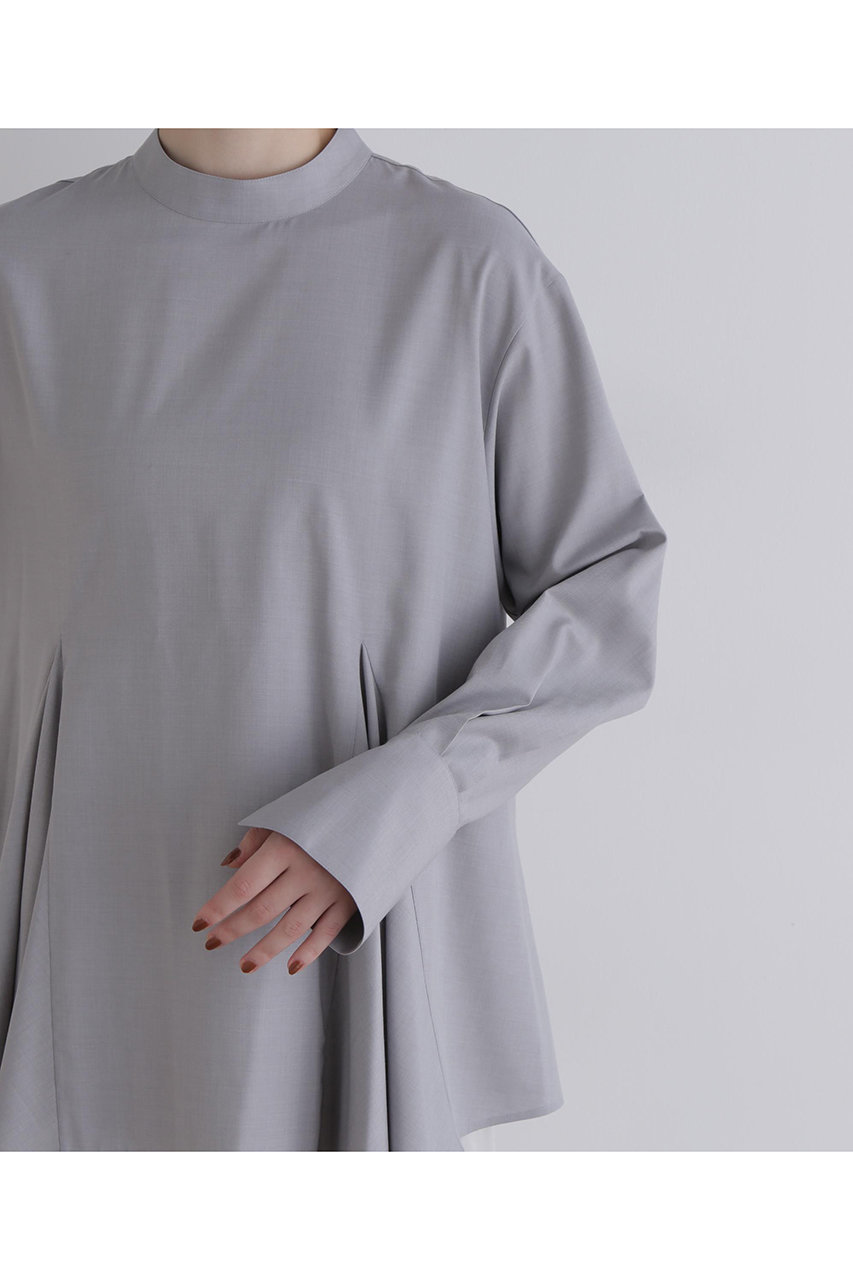 LE PHIL(ル フィル)｜スクエアヘムブラウス/グレー の通販｜ELLESHOP