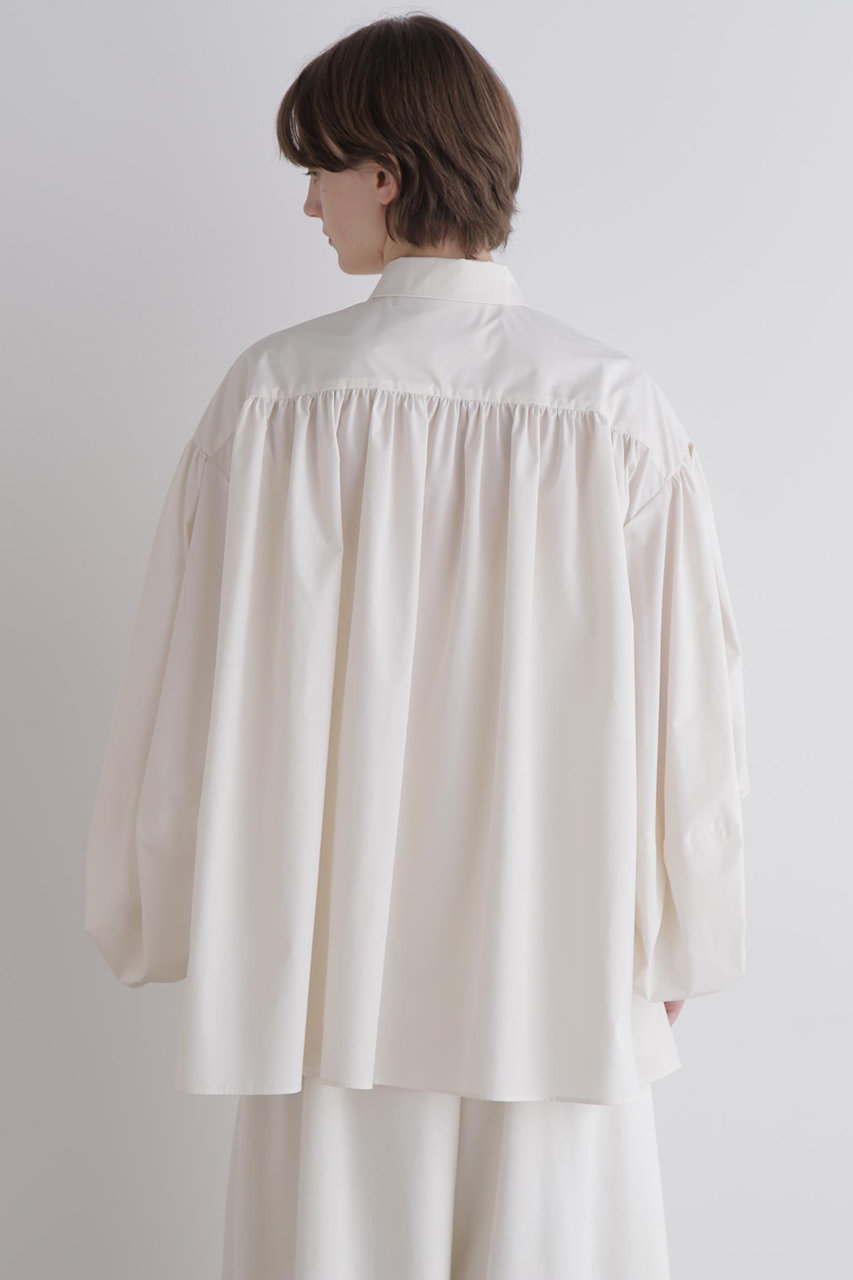 定価52800円　美品!! 　LE PHIL　ルフィル タフタブラウス LE PHIL ルフィル メモリータフタオーバーサイズブラウス