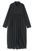 LE PHIL(ル フィル)｜タフタバルーンワンピース/ブラック の通販