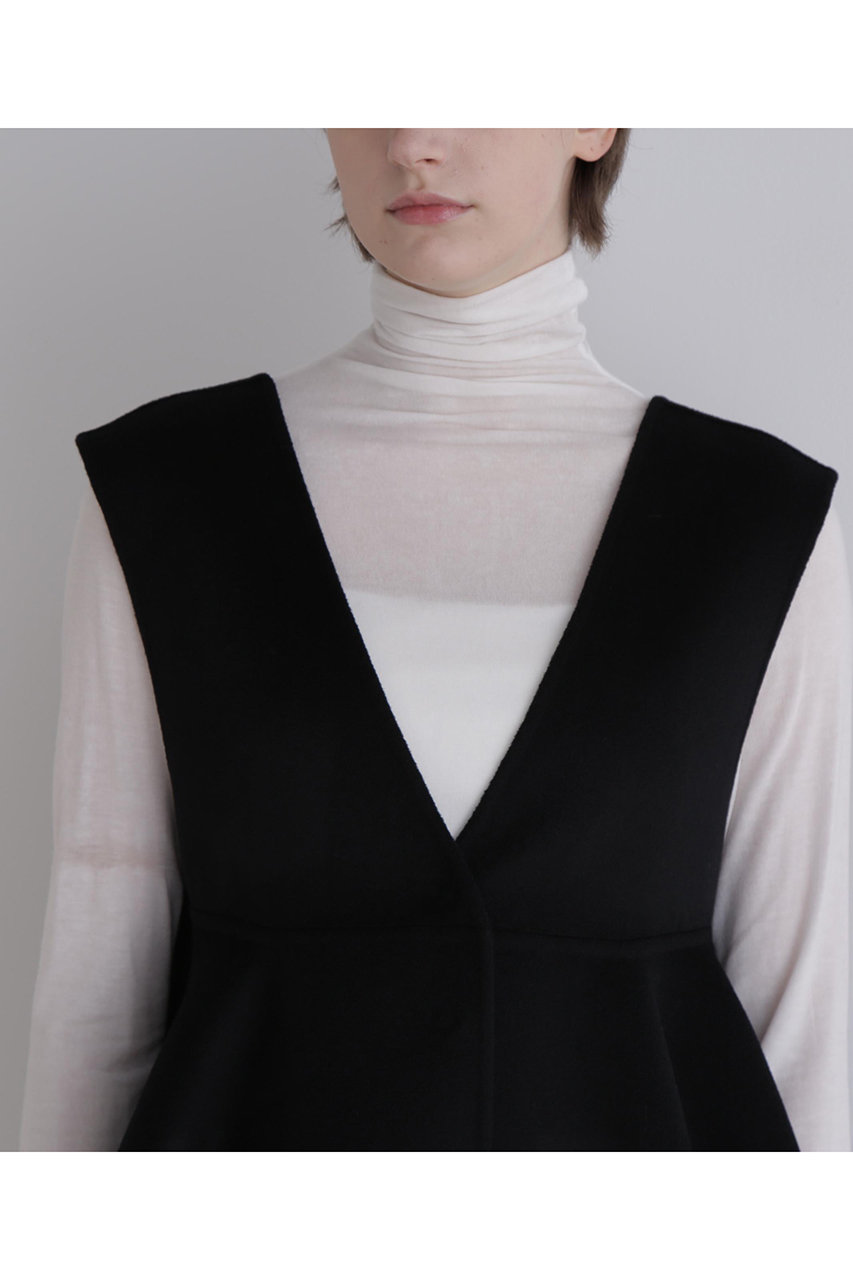 LE PHIL(ル フィル)｜ピュアカシミアショートペプラムジレ