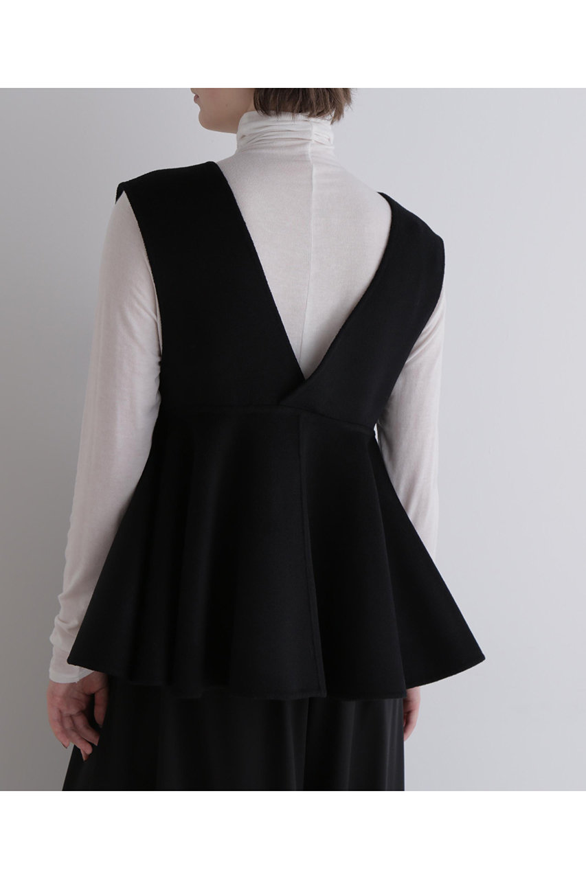 LE PHIL(ル フィル)｜ピュアカシミアショートペプラムジレ