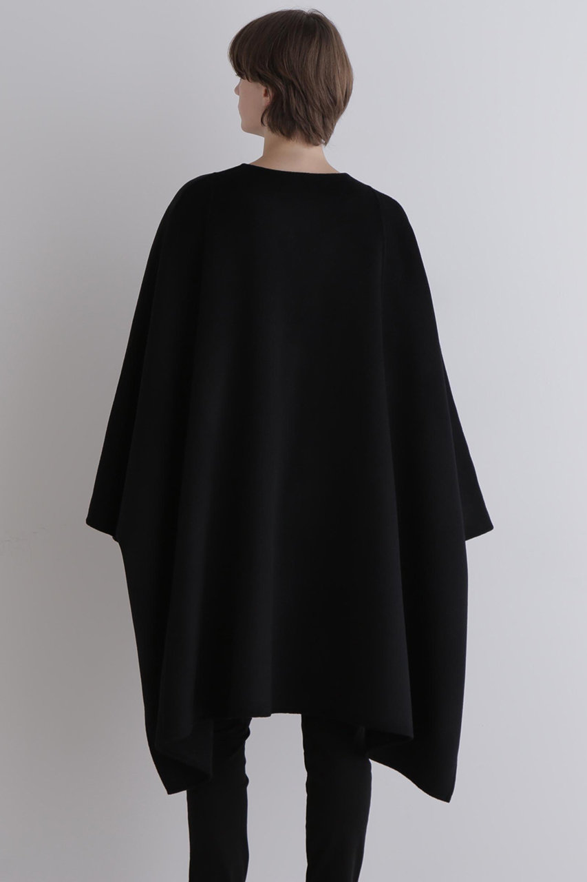 エルフィ LE PHIL(ル フィル)｜ピュアカシミアケープ/ブラック の通販｜ELLESHOP