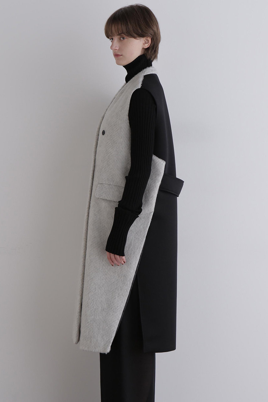 LE PHIL(ル フィル)｜ヘリンボンシャギージレ/グレー の通販｜ELLESHOP