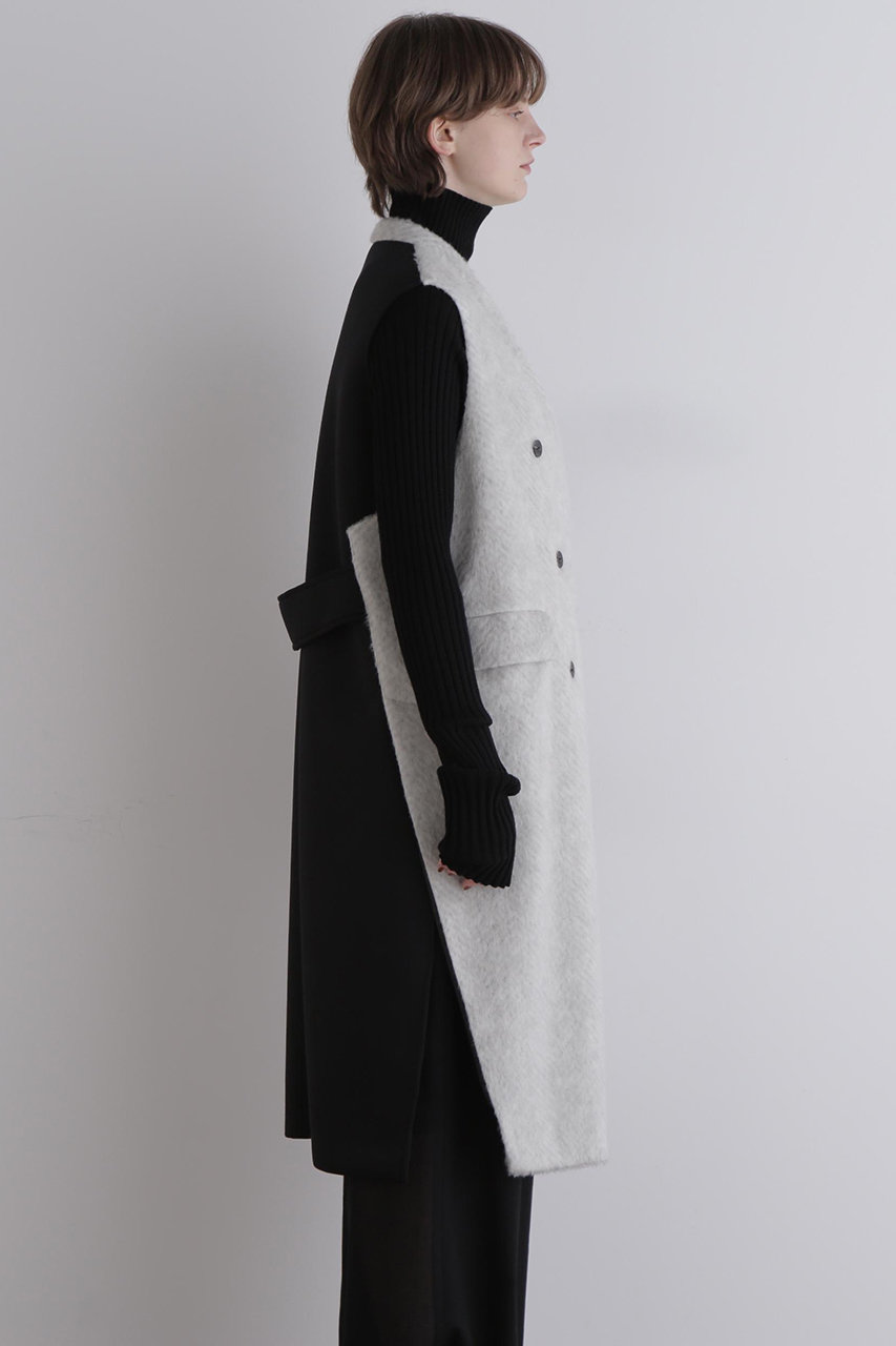 LE PHIL(ル フィル)｜ヘリンボンシャギージレ/グレー の通販｜ELLESHOP