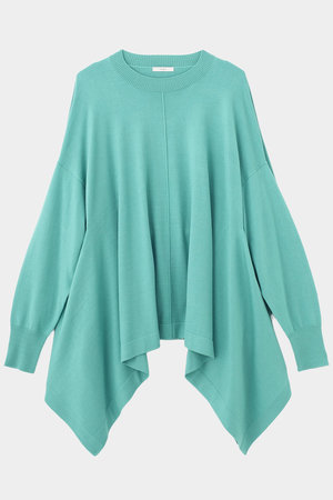 ル フィル/LE PHILのウールハイゲージケープニット(110300/110301)