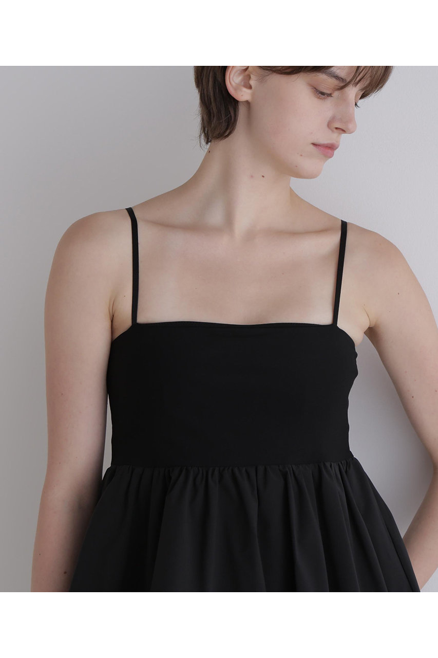 LE PHIL(ル フィル)｜フリルキャミソール/ブラック の通販｜ELLESHOP