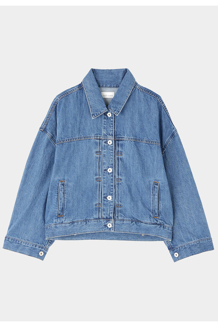 LE PHIL THE LOOSE DENIM JK (ネイビー, １) ル フィル ELLE SHOP