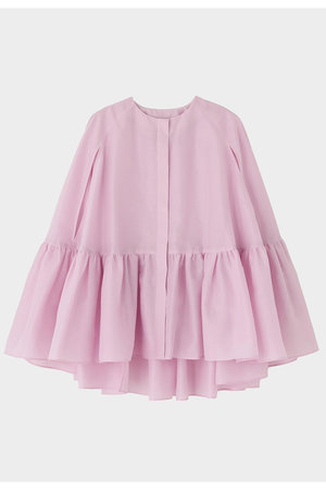 ル フィル/LE PHILのシアーオーガンジーケープブラウス(110400/110403)