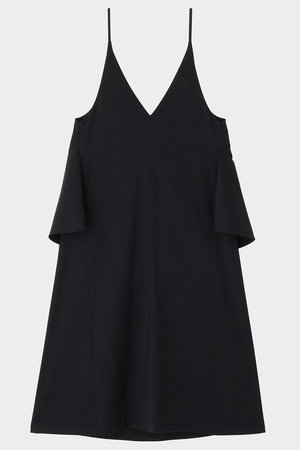 ル フィル/LE PHILのライトダブルクロスペプラムキャミワンピース(110500/110502)