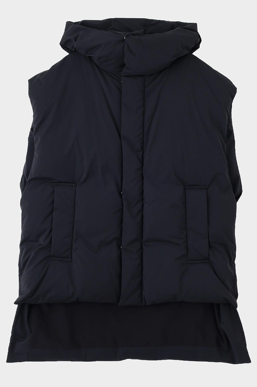 LE PHIL ボクシーシルエットダウンベスト (ブラック, 0) ル フィル ELLE SHOP LE PHIL ボクシーシルエットダウンベスト (ブラック, 0) ル フィル ELLE SHOP