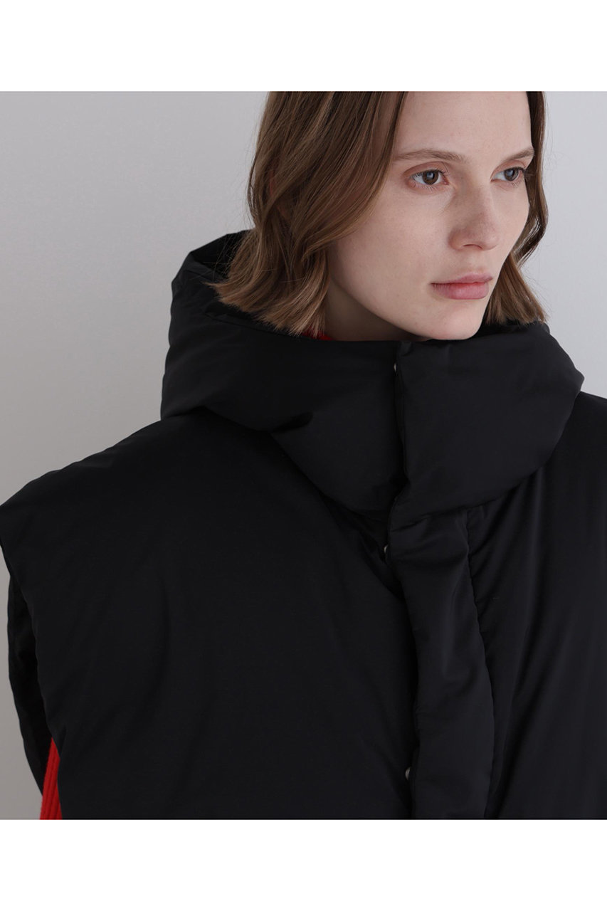 LE PHIL(ル フィル)｜ボクシーシルエットダウンベスト/ブラック の通販