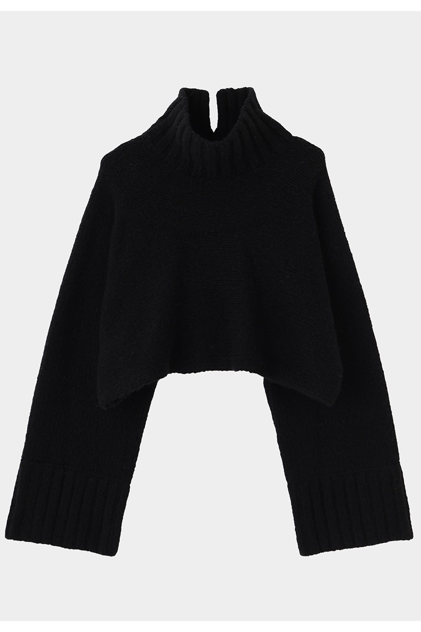 タートルネックプルオーバーニット