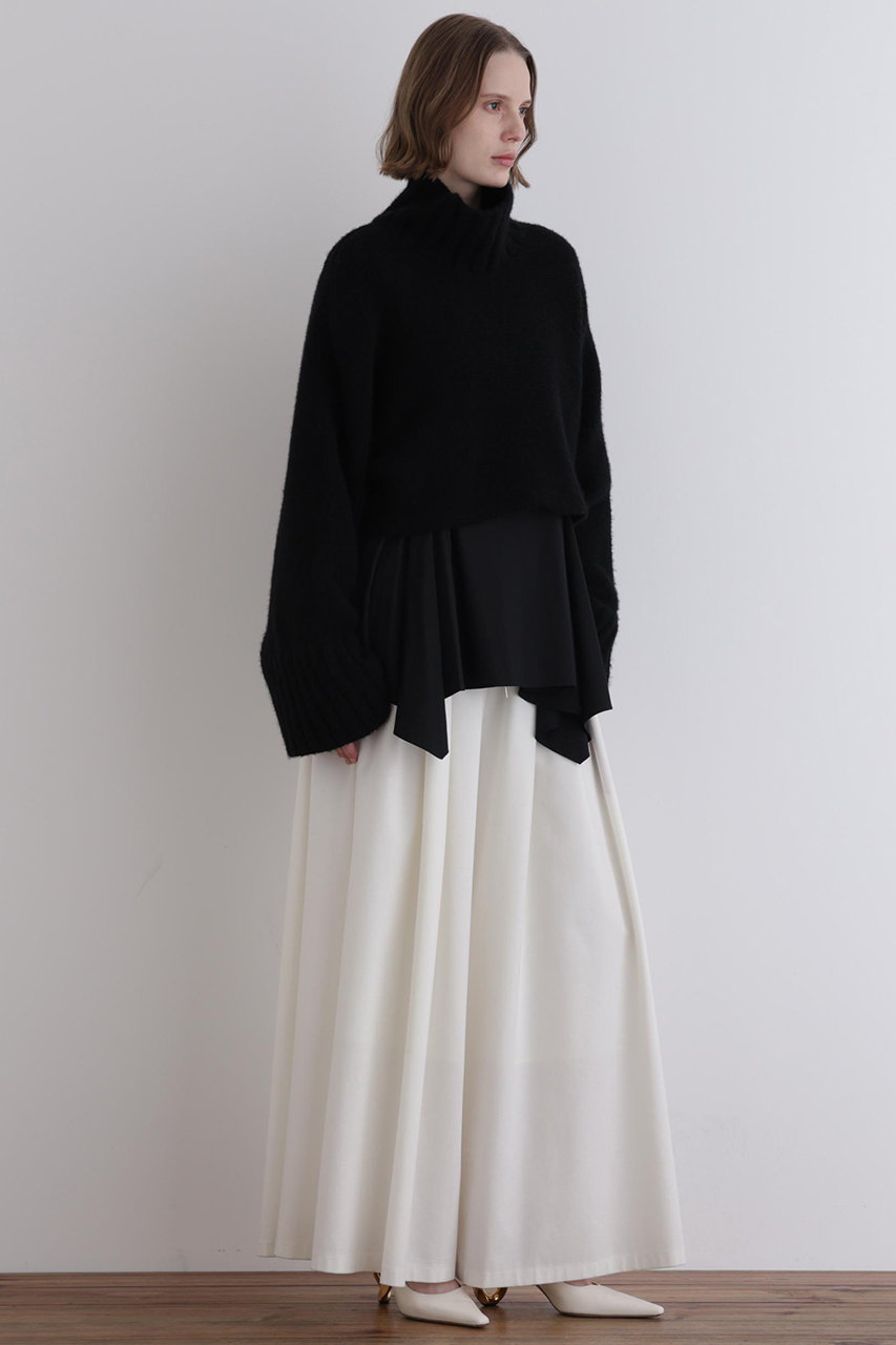 LE PHIL(ル フィル)｜タートルネックプルオーバーニット/ブラック の