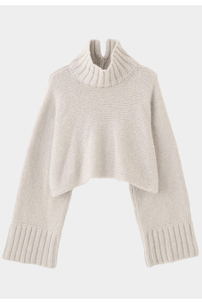 タートルネックプルオーバーニット