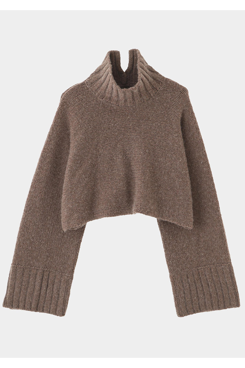 タートルネックプルオーバーニット