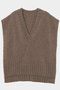 Ｖネックニットジレ ル フィル/LE PHIL ブラウン