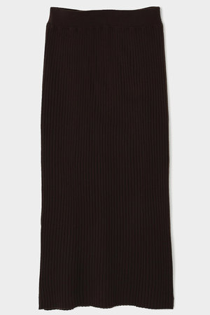 ル フィル/LE PHILのワイドリブニットスカート(110700/110703)