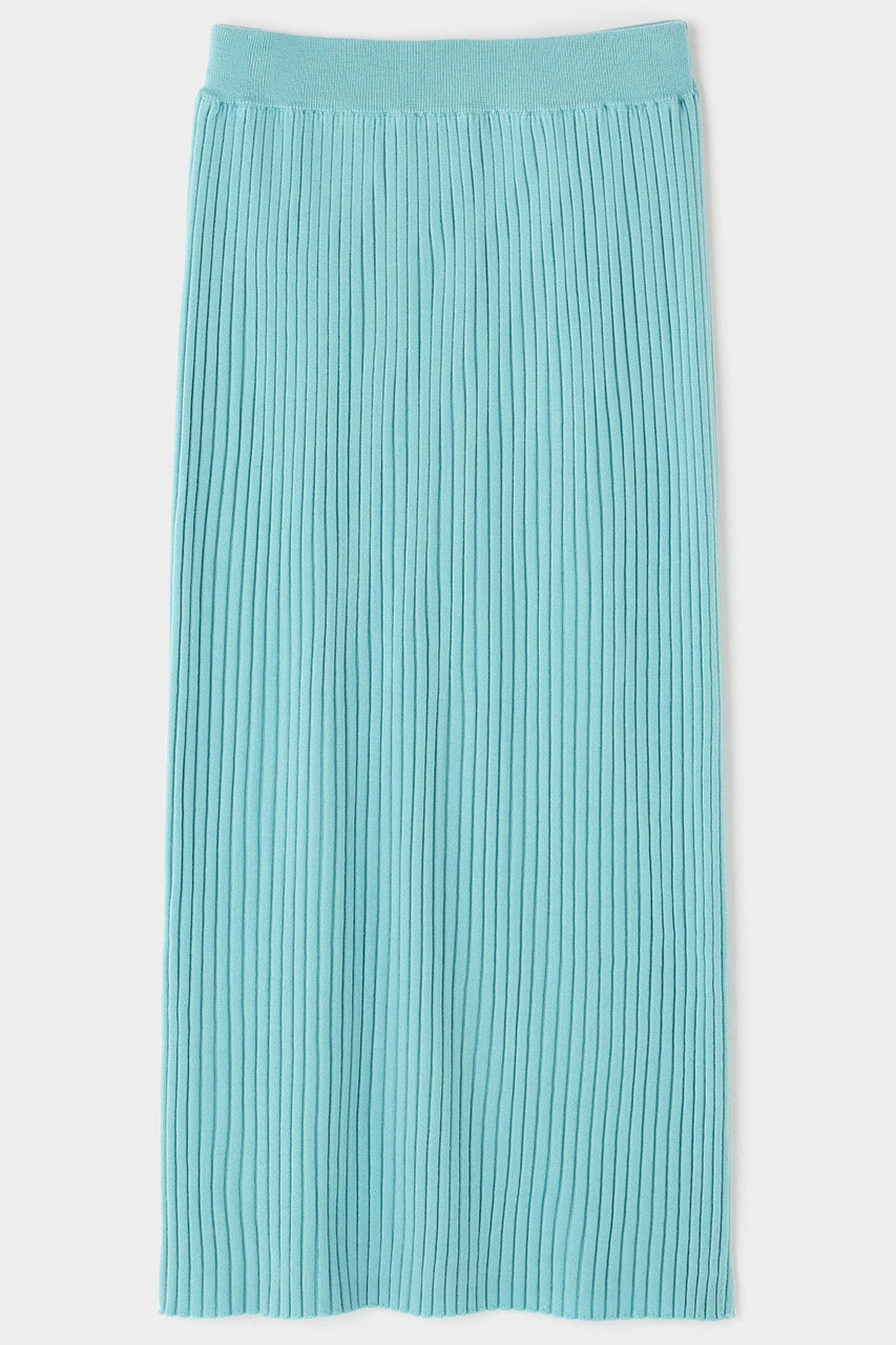 ル フィル/LE PHILのワイドリブニットスカート(ライトグリーン/5345272023)