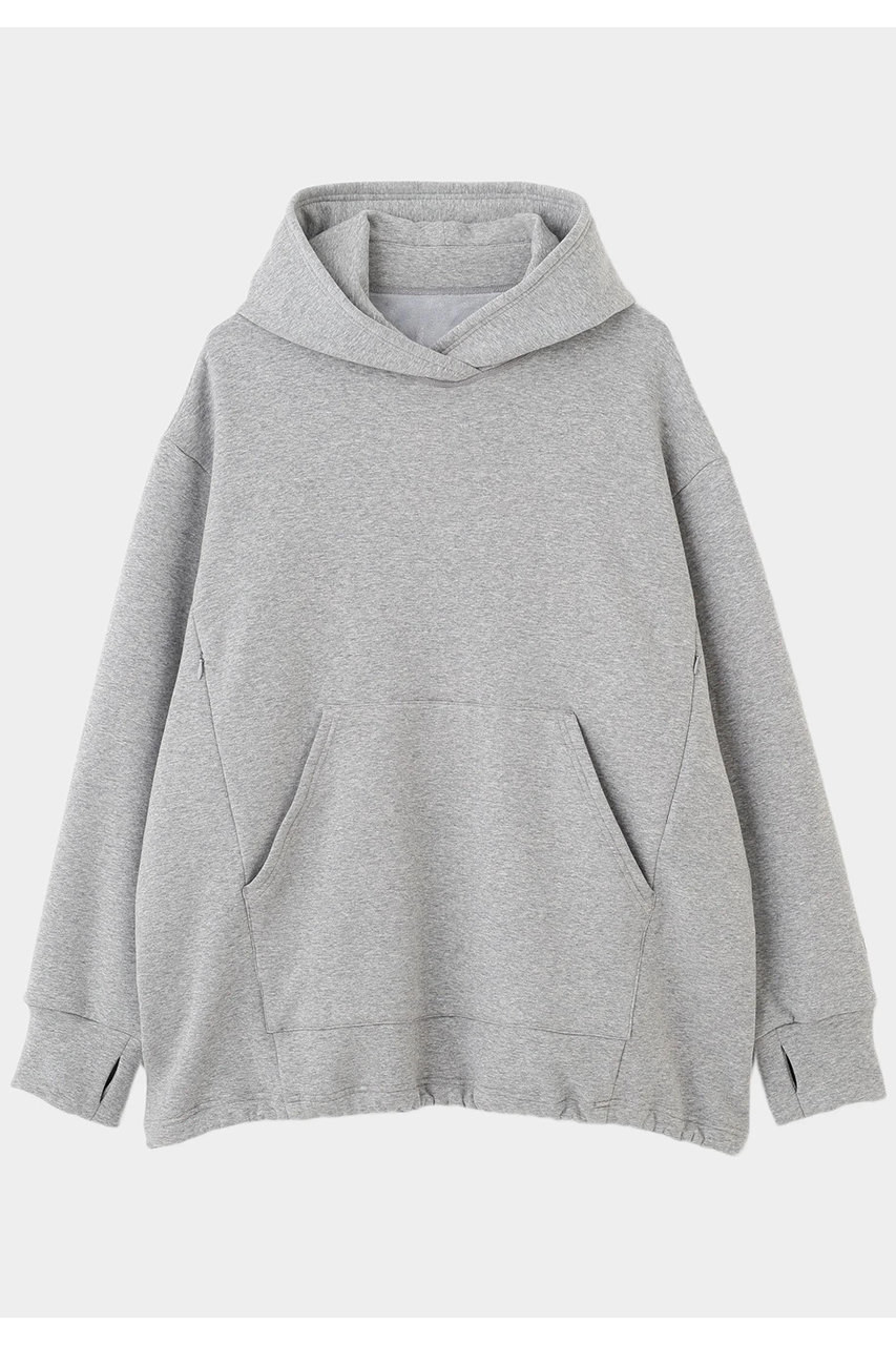 LE PHIL 《LE PHIL SPORTS》バック裏毛ビッグフーディー (グレー, Ｆ) ル フィル ELLE SHOP