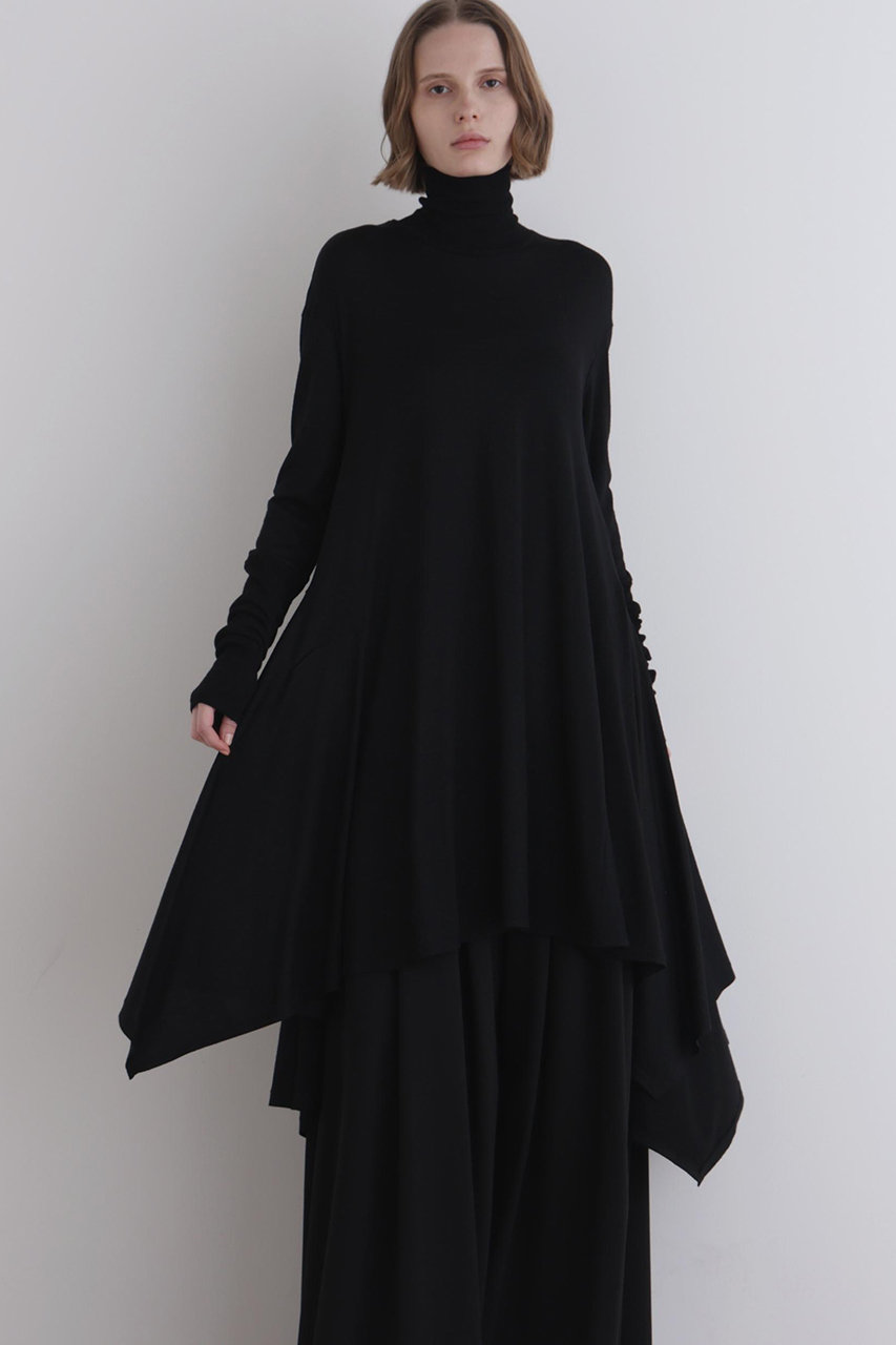 【新品タグ付き】LE PHIL ルフィル ウールストレッチコンビネゾン 1 黒 ル フィル LE PHIL 《LE PHIL》ウールストレッチコンビネゾン